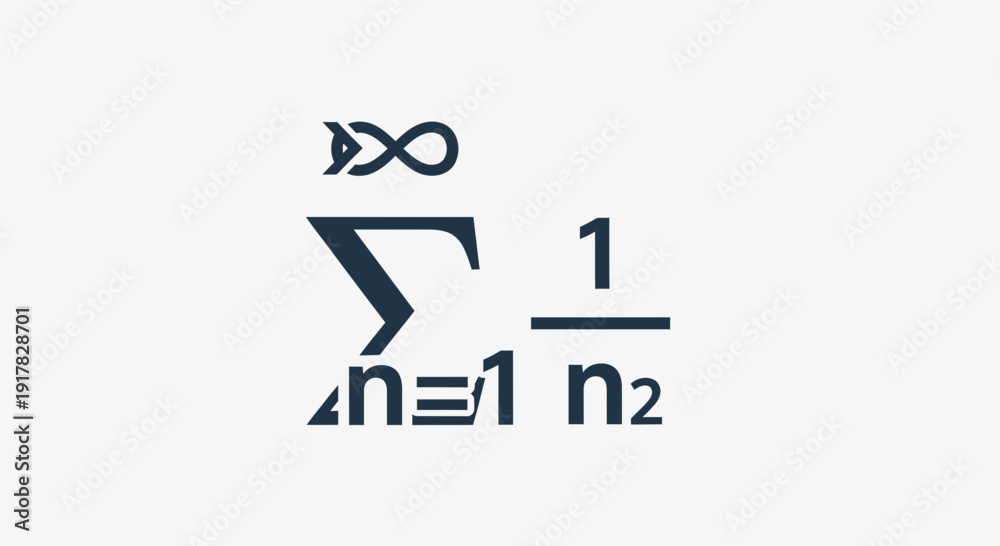 Fototapeta premium Mathematical Formula for Summation of Series.