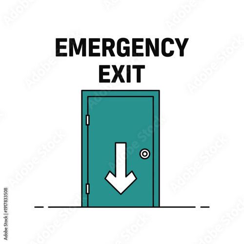 Essential Emergency Exit Signage Indicating Safety Pathway for Swift Evacuation During Crisis