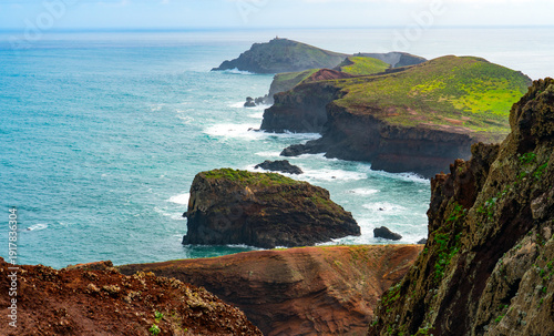 Historic lighthouse at eastern tip of Madeira.