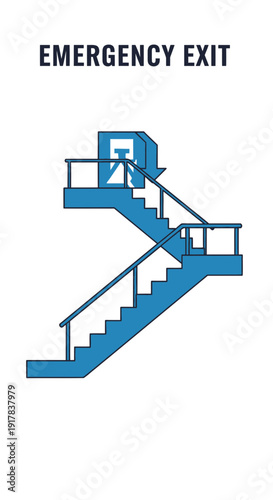 Essential Signage Illustrating Designated Emergency Exit Routes And Safety Procedures