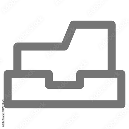 Flat Colored Archive Icon for File Management and Storage App Interface