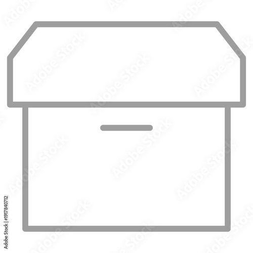 Flat Colored Archive Icon for File Management and Storage App Interface