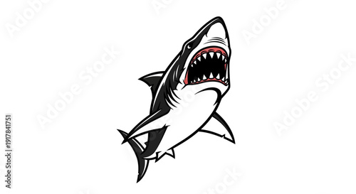 Shark with Open Mouth.