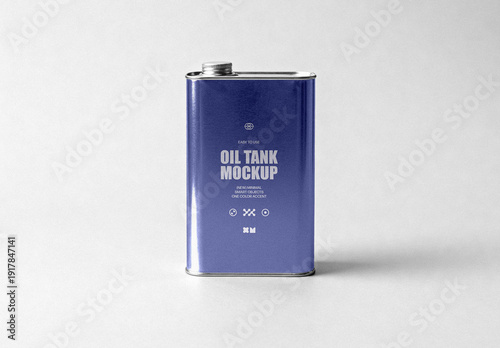 Isolated Oil Tank Mockup