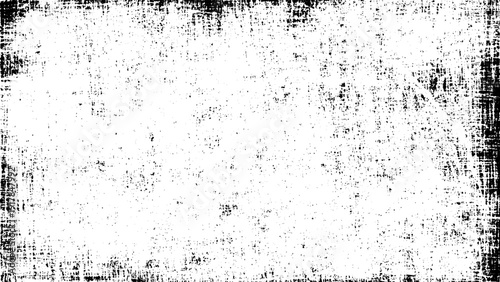 Grunge print frame with textured vector background for creative design Vector background featuring distressed grunge frame and rough artistic texture