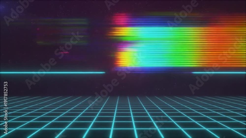 Dynamic 3D retro neon glowing text sign displaying the motivational phrase Level Up with bright pink illumination reflecting on a shiny chrome surface above a futuristic