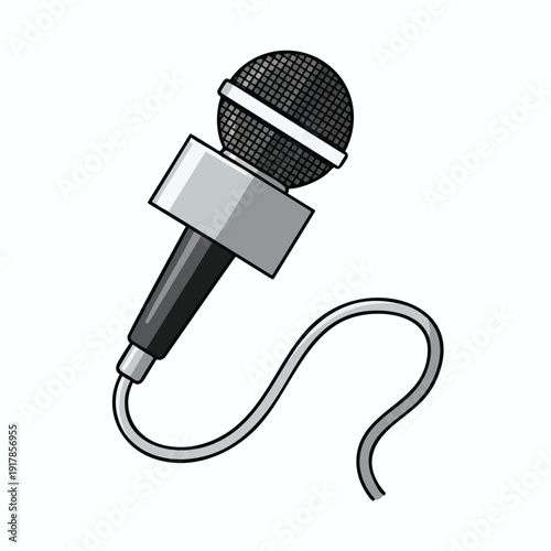 Professional Microphone for Recording and Broadcasting