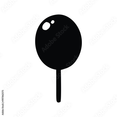 Minimalist black pushpin icon, perfect for map location markers, office organization, school supplies, or navigation user interfaces