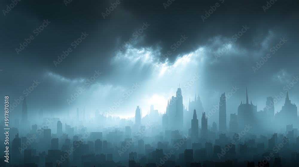 Fototapeta premium 近未来都市