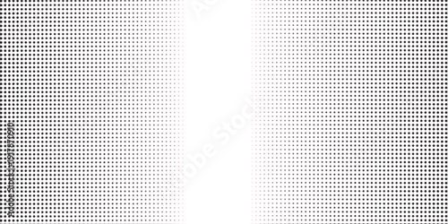 Dotted gradient halftone background. Horizontal seamless dots pattern in pop art style. Abstract modern stylish texture. Vector illustration.