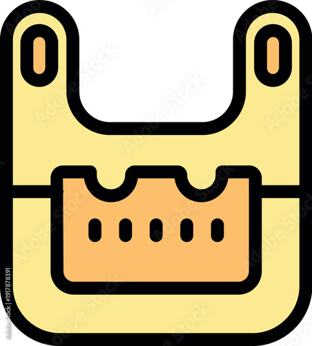 Baby bib with crumb catcher pocket, essential for mealtime, keeping clothes clean during feeding