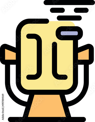 Modern smart coffee machine brewing a fresh cup of coffee, with steam escaping, perfect for coffee lovers and technology enthusiasts