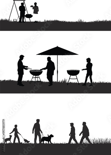 Young beautiful woman smiling while using digital tablet in a sustainable modern garden for eco friendly lifestyle communication and remote work technology concepts