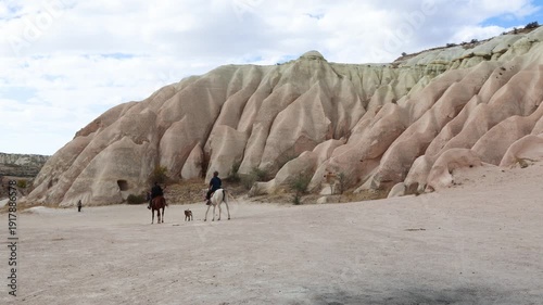 Reiter im Rose Valley in Kappadokien