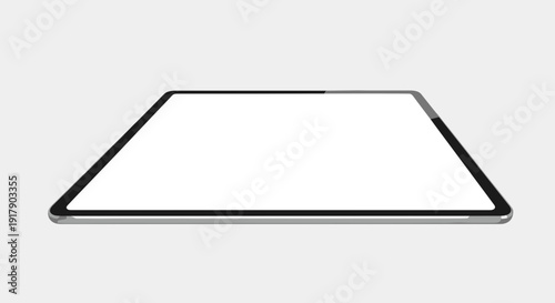 Modern Black Framed Tablet Computer Device.