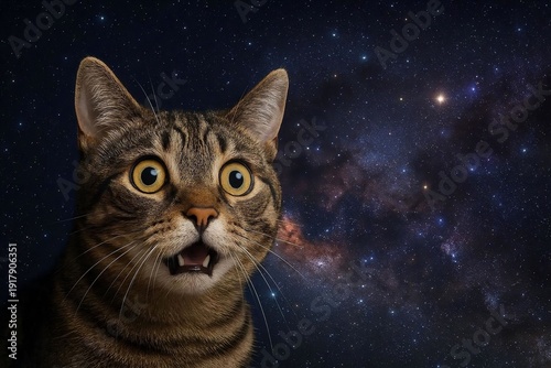 Obraz na płótnie 宇宙猫