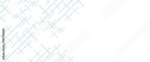 Abstract futuristic technology background with crossed lines and dots