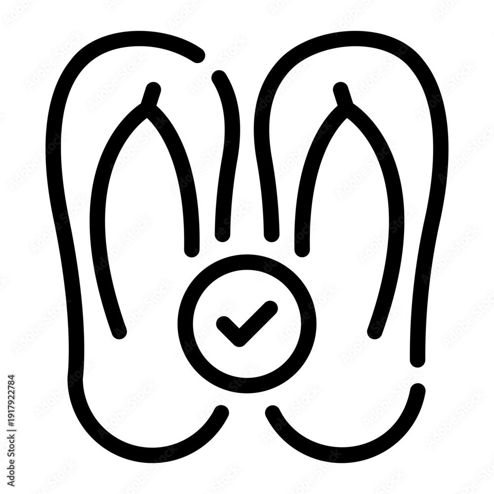 Obraz premium check line icon