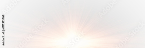 Glowing radiant starburst effect with luminous light on a transparent PNG background.