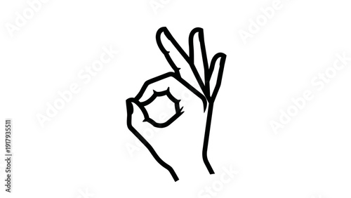 Hand gesture OK sign, fingers forming circle, positive affirmation, approval, success symbol