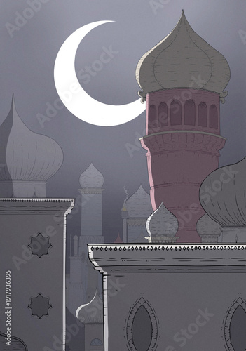 Night arabian street