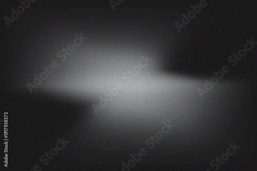 Abstract Minimalist Black and White Gradient Background with Soft Light Blur
