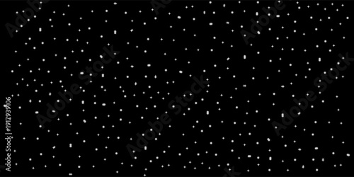 Simple background of starry dark sky scattered white dots vector illustration