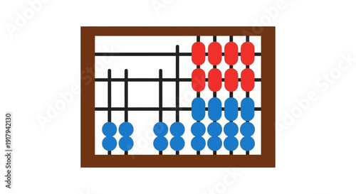 Traditional Abacus Counting Tool.