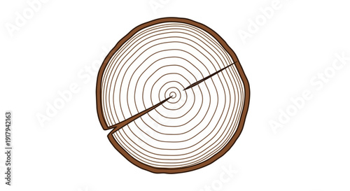 Tree Log Cross Section.