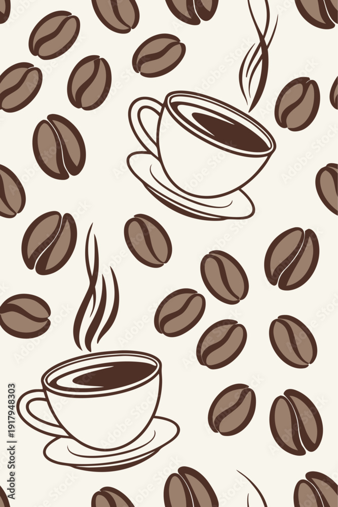 Obraz premium coffee beans background