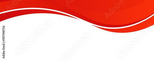 Photos Vector red line background curve element with white space for text and message d