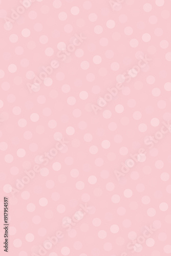 Easy to Use Pastel Pink Polka Dot Background, High Resolution Soft Nuance Color Texture, Vertical Full Frame 使いやすい縦型ドット背景