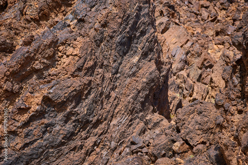 Wallpaper Mural Obsidian streaks in volcanic rock formation Torontodigital.ca