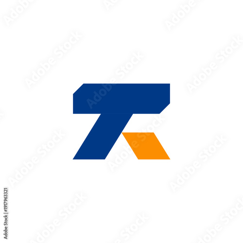 Modern Monogram TA Logo Design