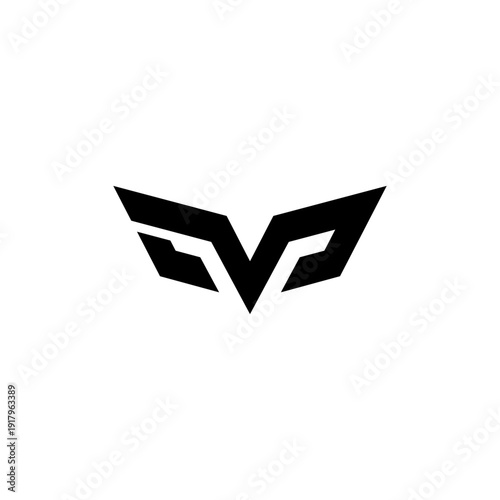 Modern Monogram MVP Logo Design
