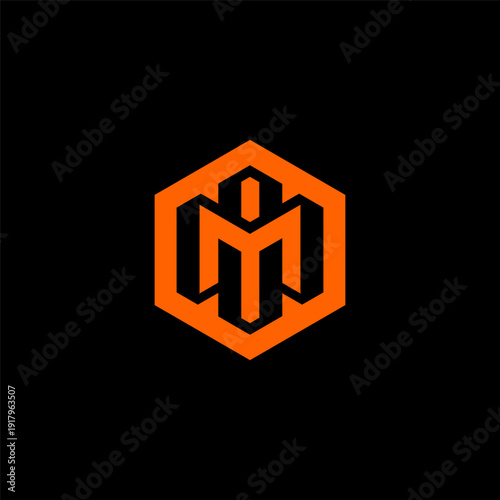 Modern Monogram M Logo Design