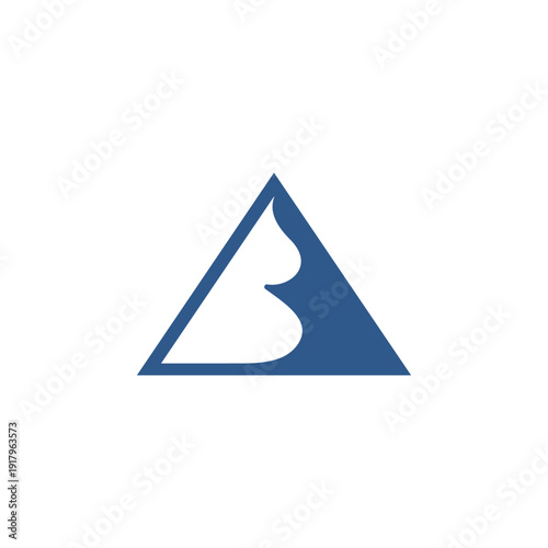 Monogram Triangle Dessert Symbol