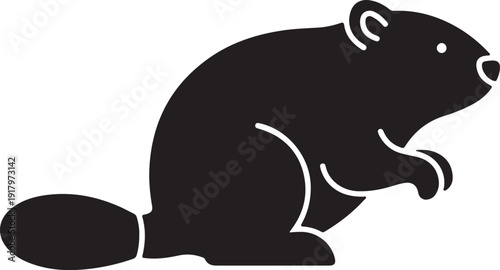 This one is a stylized beaver icon clean, bold, and very logo-friendly..