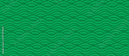 farm green banner, organic abstract background with fields. wavy green lines, natural organic products. ecology background. striped farmer green Pattern