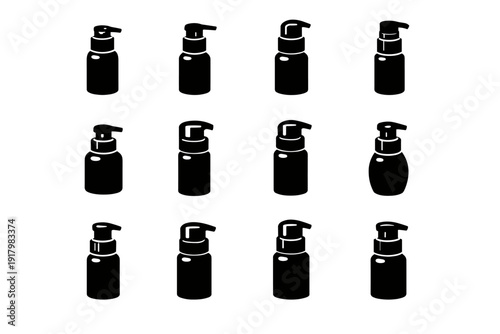 Carry image vector container utility soap travel icon compact simple silhouette generation