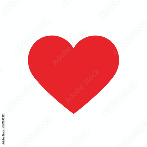 Stylish Minimalist Illustration of a Red Heart for Love and Care Themes Free Download Stylish Minimalist Illustration of a Red Heart for Love and Care Themes - GFXLoad