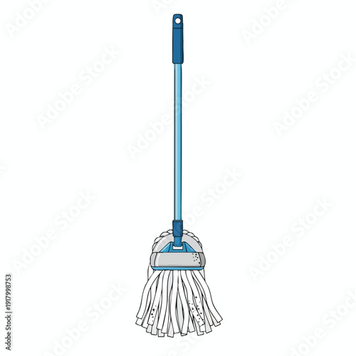 Clean and Modern Floor Mop for Home Cleaning and Maintenance