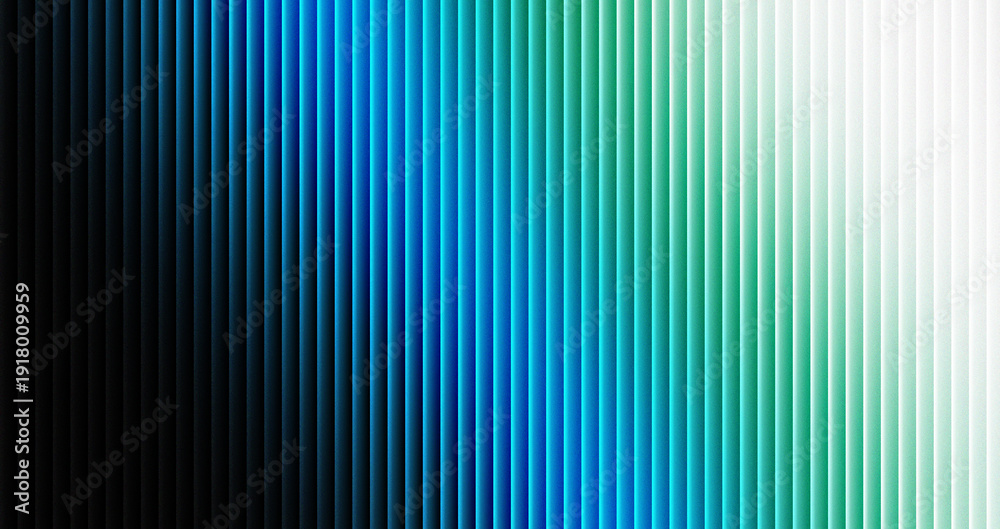 Fototapeta premium Vertical gradient design featuring blue green and white hues in a striped pattern creating a visually appealing and modern abstract background for various applications.