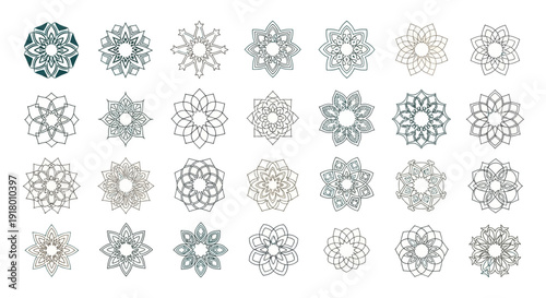 Celebrating Ramadhan with intricate floral patterns and ornaments in various designs and shapes