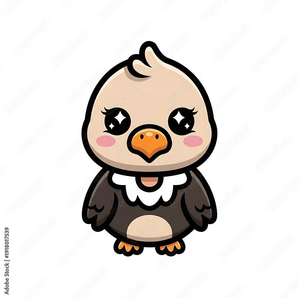 Fototapeta premium Cute Bird Cartoon. (5)