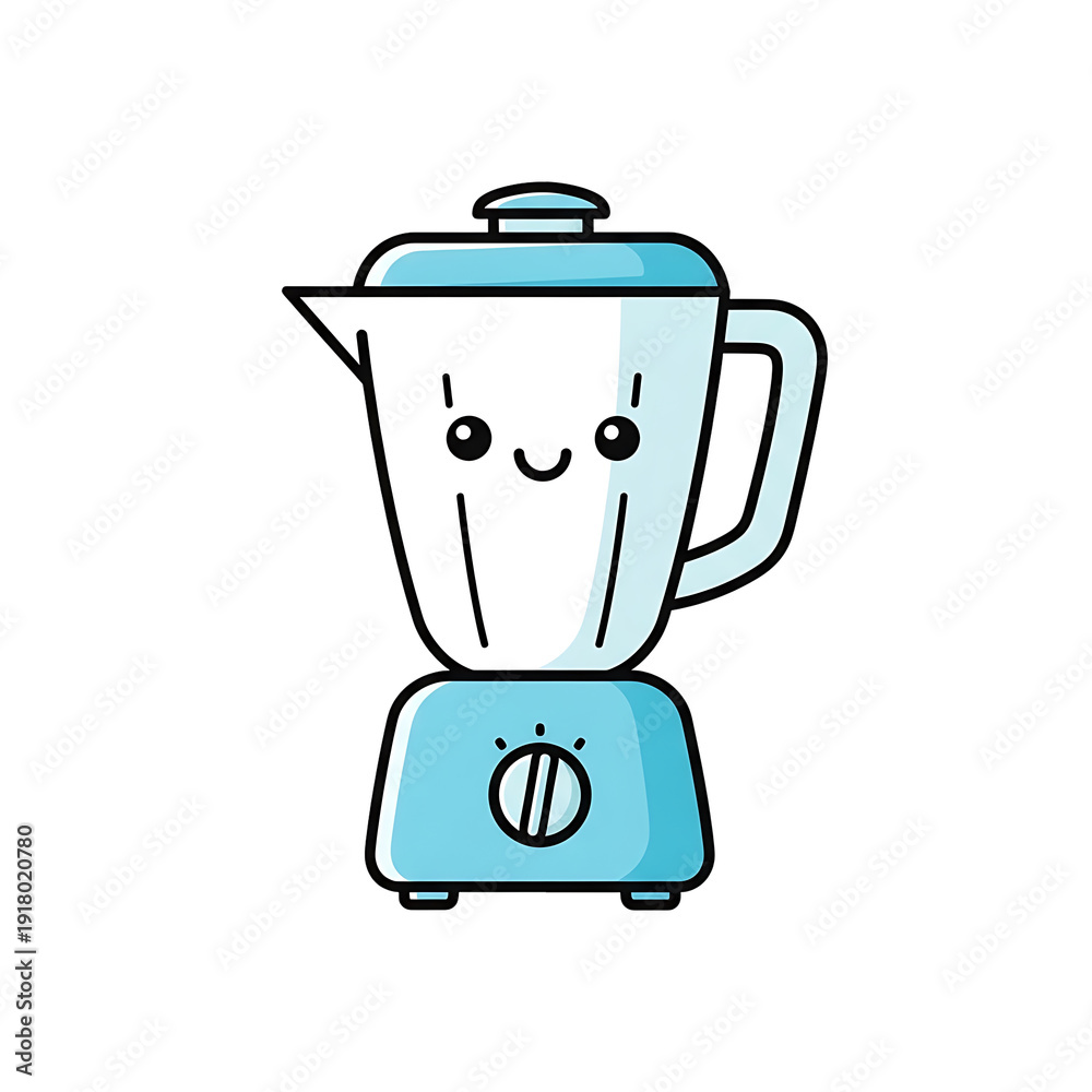 Obraz premium Cute Blender Cartoon. (2)