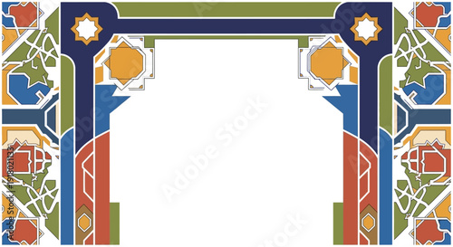 Celebrating Ramadhan with vibrant Islamic ornate frame decorations