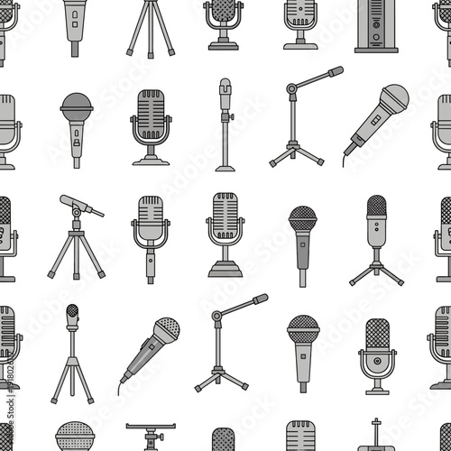 Professional Studio Microphone on Adjustable Stand