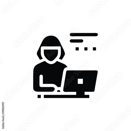 Person holding forest silhouette illustration