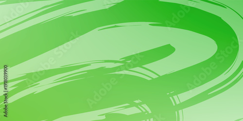 Abstract Green Horse Racing Silhouettes With Jockeys and Dynamic Motion Background